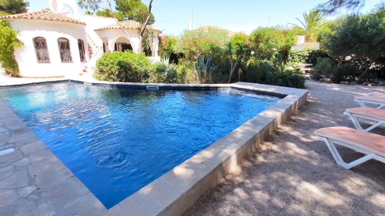 Villa Dos Calas - Bonita casa de estilo rustico y piscina de agua salada L'Ametlla de Mar Exterior foto